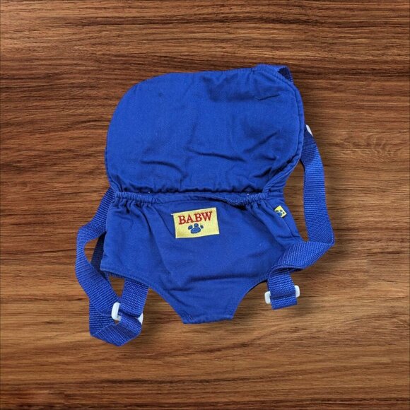 Build A Bear Blue Backpack Carrier with Adjustable Straps for plush bear - Picture 1 of 7